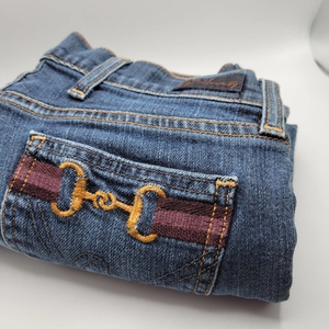 Citizens of Humanity Jackie #149 Stretch Straight Leg Size‎ 25 Jeans w/Design